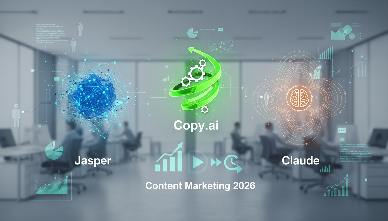 Jasper vs Copy.ai vs Claude for Content Marketing 2026
