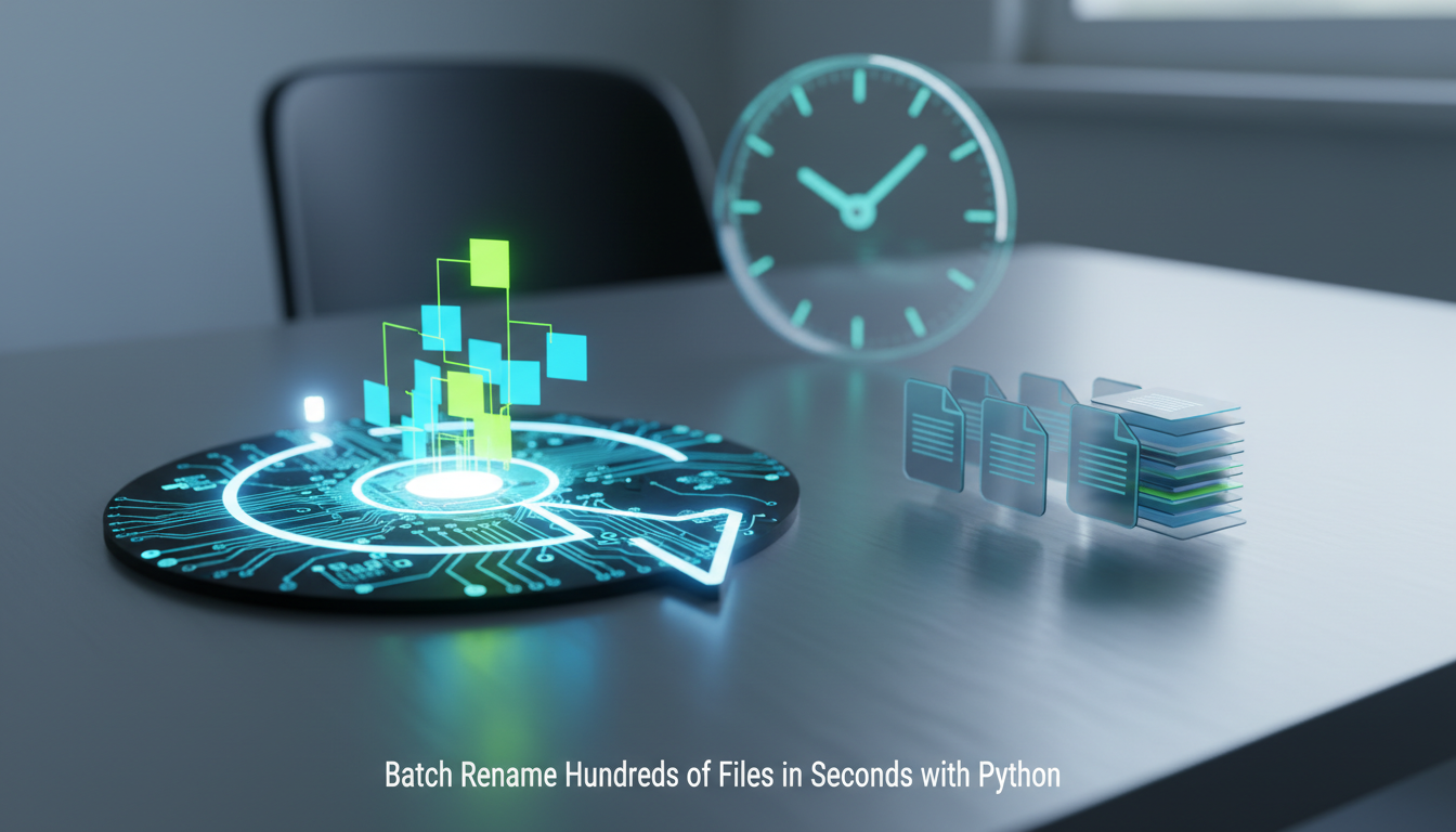 Batch Rename Hundreds of Files in Seconds with Python