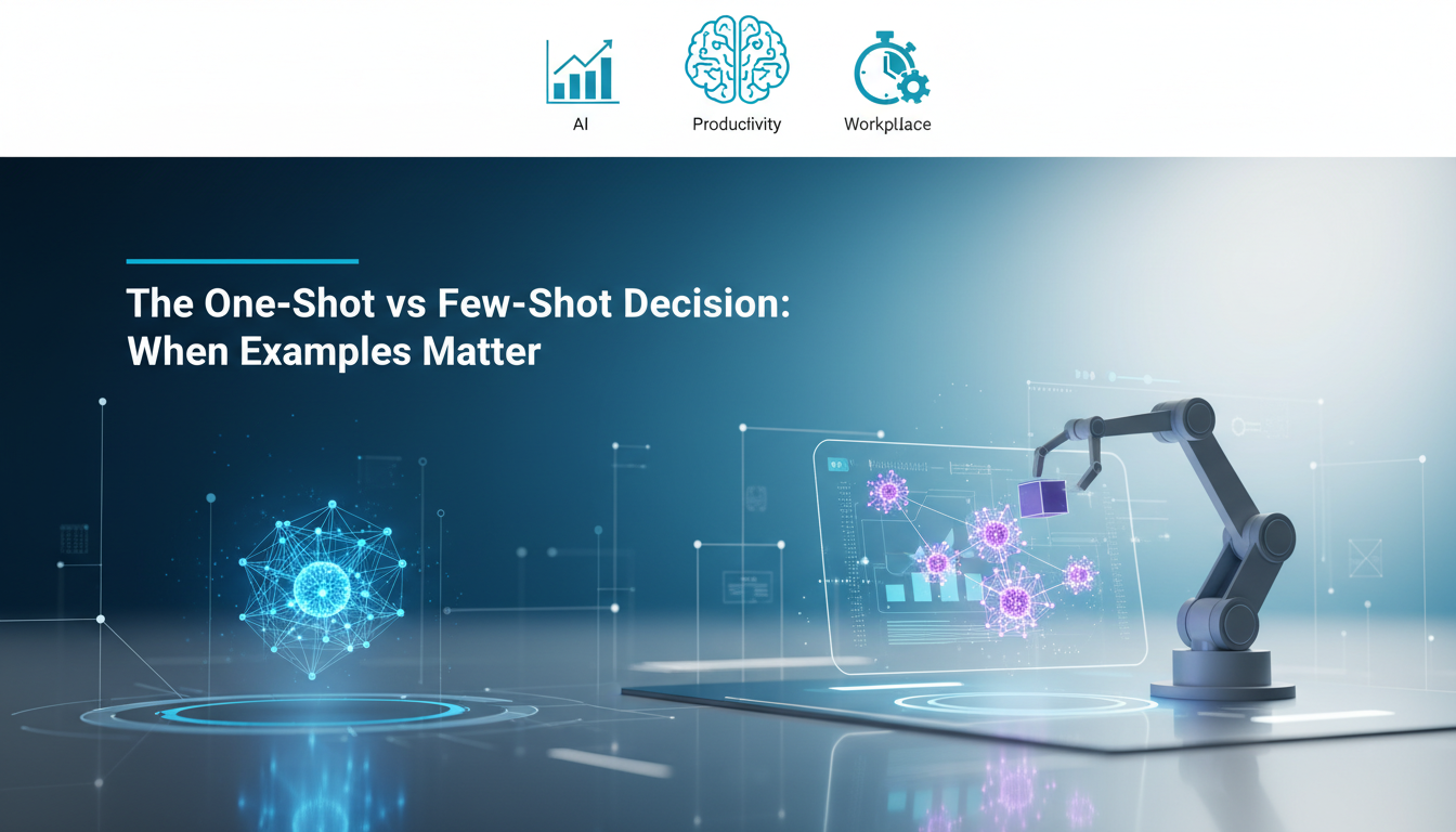 The One-Shot vs Few-Shot Decision: When Examples Matter