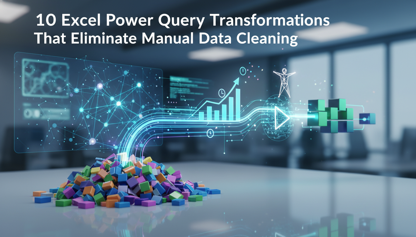 10 Excel Power Query Transformations That Eliminate Manual Data Cleaning